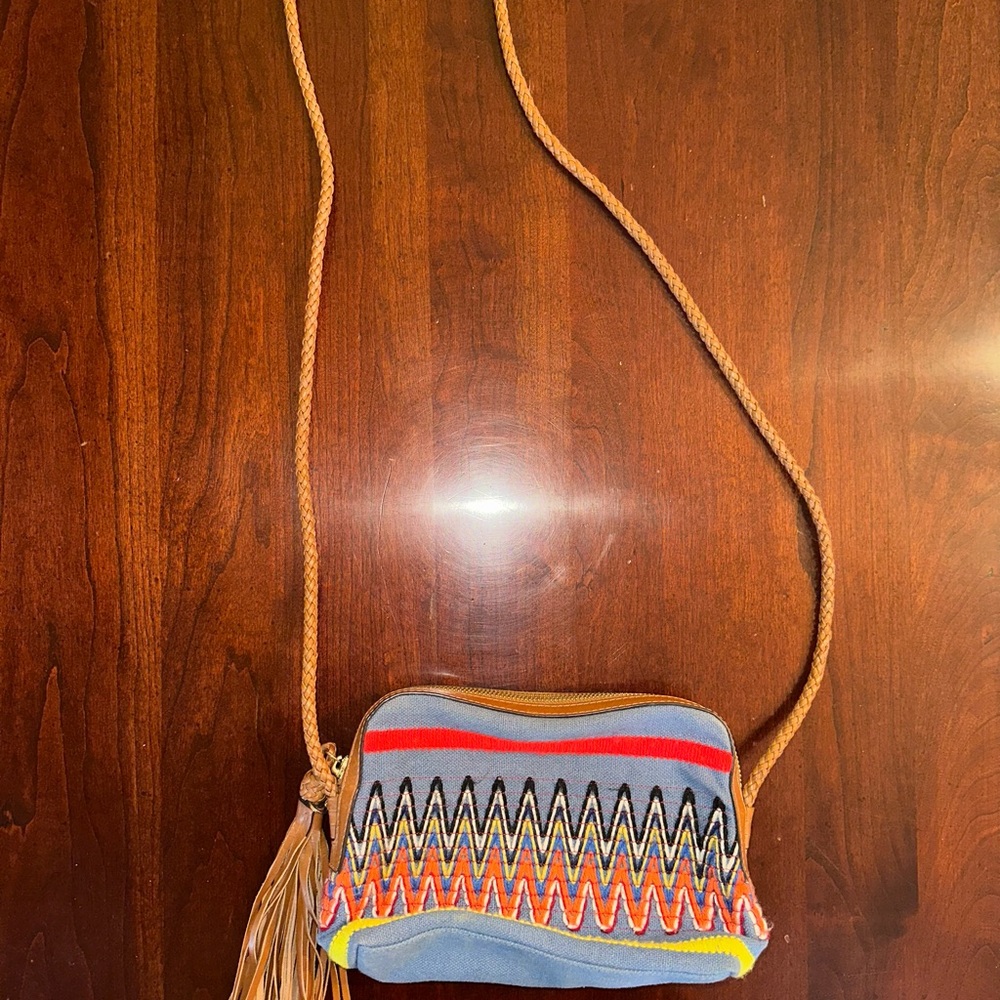 Tory Burch Colorful Zigzag Crossbody Bag